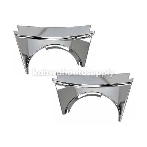 [HN HN05-002-02CR] HINO 300 Dutro WU720 Corner Panel Upper Cover Set (Chrome) (HN05-002-02CR)