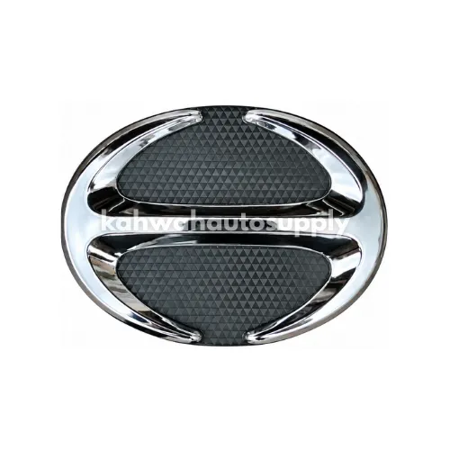 [HN HN05-010-00CR] HINO 300 Dutro WU720 Emblem Logo With Black Cover (Chrome) (HN05-010-00CR)