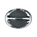 HINO 300 Dutro WU720 Emblem Logo With Black Cover (Chrome) (HN05-010-00CR)