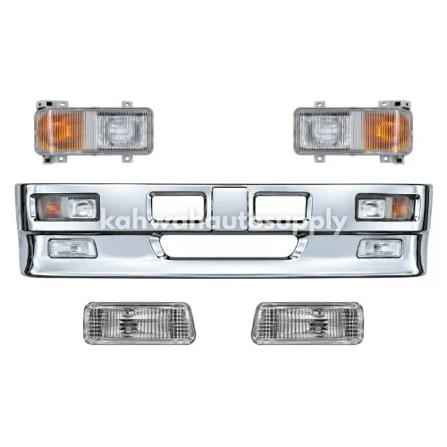[UN-004-00CR] UNIVERSAL 3 Ton Truck Bumper (HYBRID) (197cm) (Chrome) (UN-004-00CR)