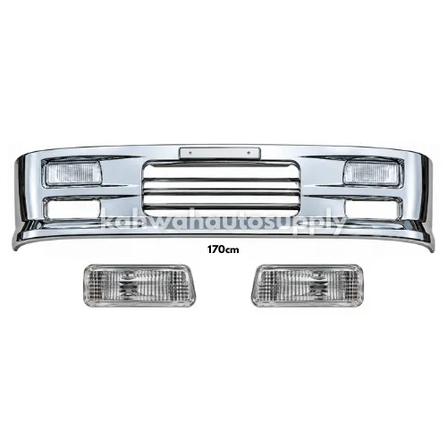 [UN-004-05CR] UNIVERSAL 1 Ton Truck Bumper (IMAX) (Narrow) (Chrome) (UN-004-05CR)