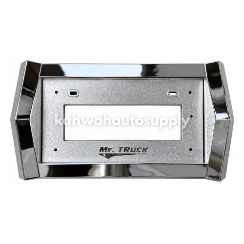 UNIVERSAL Number Plate Chrome Frame (Design 2) (UN-300-02CR)