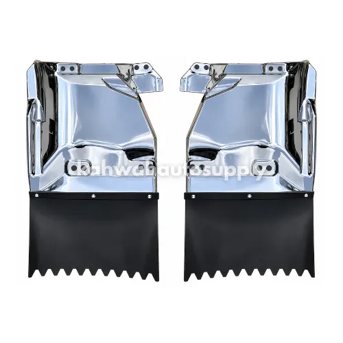 [IZ IZ01-016-00CR] ISUZU NPR NLR PRO Mudguard With Mudflap (Chrome) (IZ01-016-00CR)