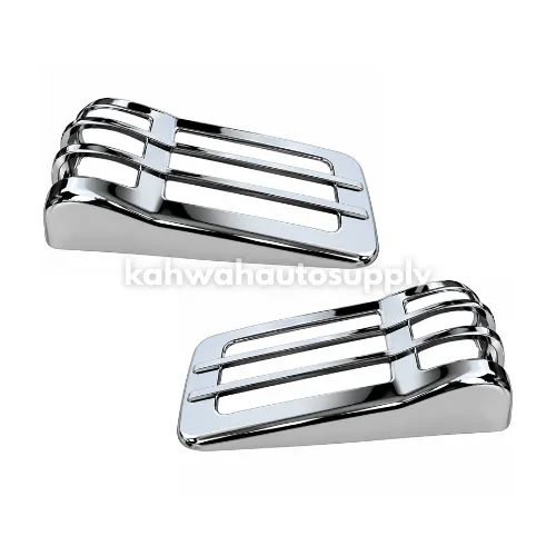 [IZ IZ01-015-01CR] ISUZU NPR PRO NLR PRO Door Side Lamp Cover Set (Long Type) (LH & RH) (Chrome) (IZ01-015-01CR)