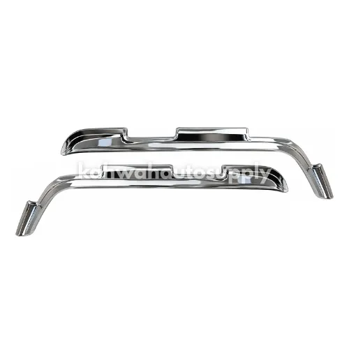 [IZ IZ01-013-01CR] ISUZU NPR PRO NLR PRO Door Visor Set (LH & RH) (Design 2) (Chrome) (IZ01-013-01CR)